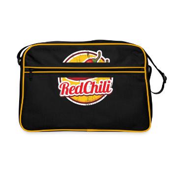 Chili Pfeffer - Retro Tasche - Schwarz/Gold - Vorne