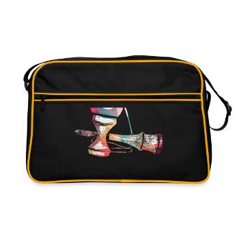 Kendama - Sac Retro - noir/or - Devant