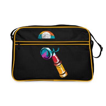 Kendama - Sac Retro - noir/or - Devant