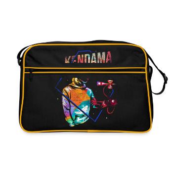 Kendama - Sac Retro - noir/or - Devant