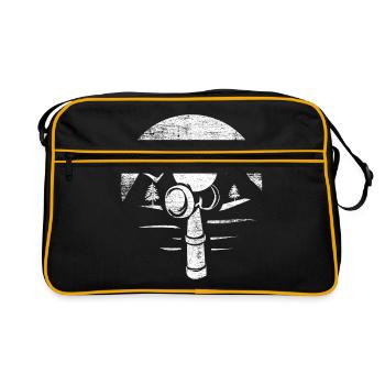 Kendama - Sac Retro - noir/or - Devant
