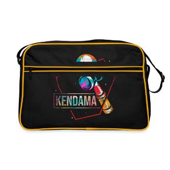Kendama - Sac Retro - noir/or - Devant