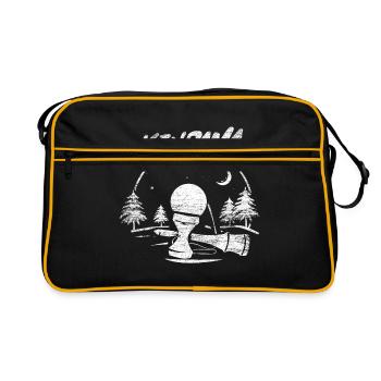 Kendama - Sac Retro - noir/or - Devant