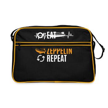 Zeppelin - Retro Bag - black/gold - Front