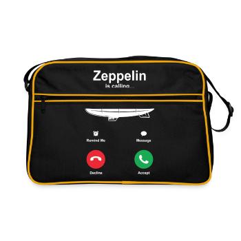 Zeppelin - Retro Bag - black/gold - Front