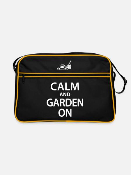 Gärtner - Retro Tasche - Schwarz/Gold