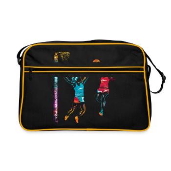 Netball - Sac Retro - noir/or - Devant