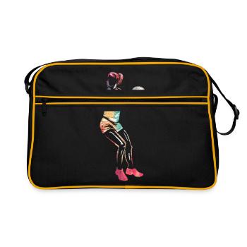 Netball - Sac Retro - noir/or - Devant