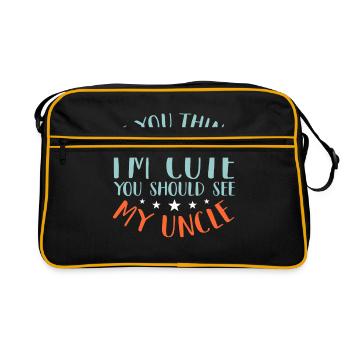 uncle - Retro Bag - black/gold - Front