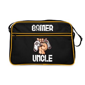 uncle - Retro Bag - black/gold - Front