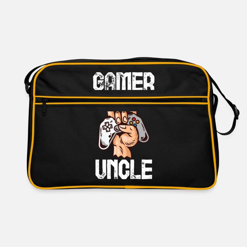 uncle - Retro Bag - black/gold