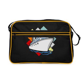 Cruise ship - Retro Bag - black/gold - Front