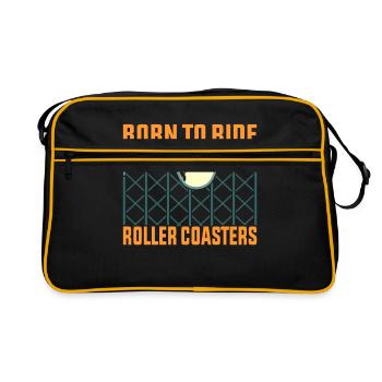 Montagnes russes - Sac Retro - noir/or - Devant
