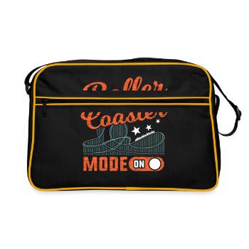 Montagnes russes - Sac Retro - noir/or - Devant
