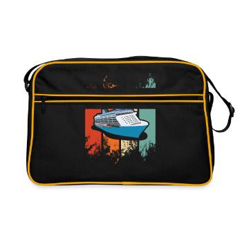 Cruise ship - Retro Bag - black/gold - Front