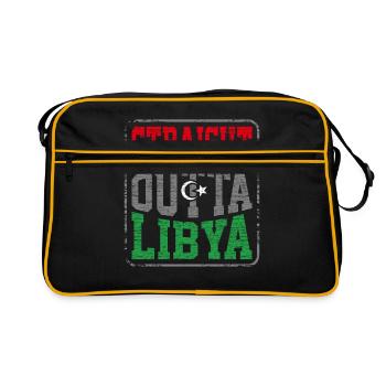Libya - Retro Bag - black/gold - Front