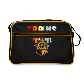 train - Sac Retro - noir/or - Devant