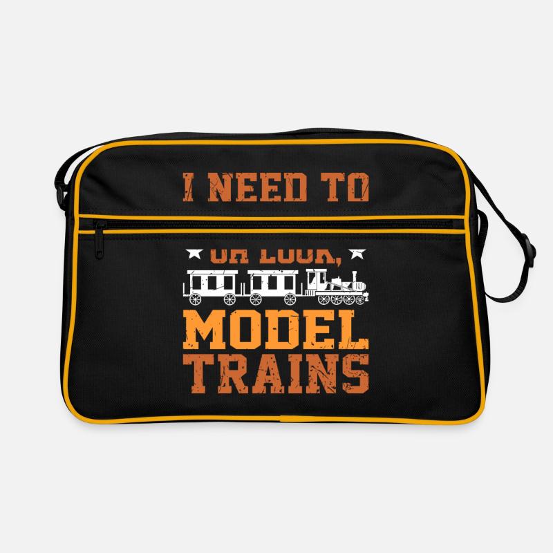 Train trains model railway railway gift Retro Bag