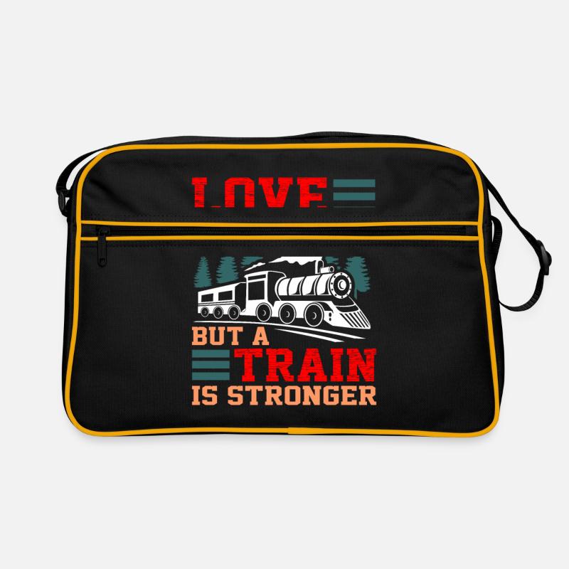 Train trains model railway railway gift Retro Bag