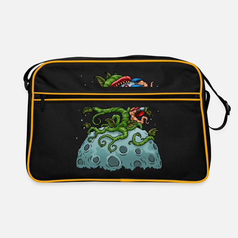 Venus Flytrap Rocket Carnivorous Plant Retro Bag