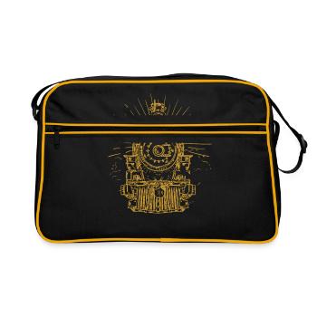 train - Sac Retro - noir/or - Devant