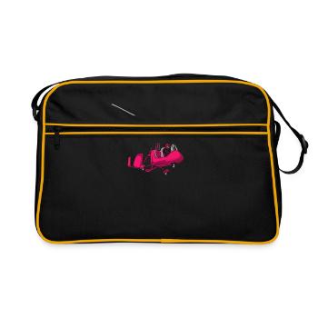 Gyrocopter 1649 - Retro Bag - black/gold - Front
