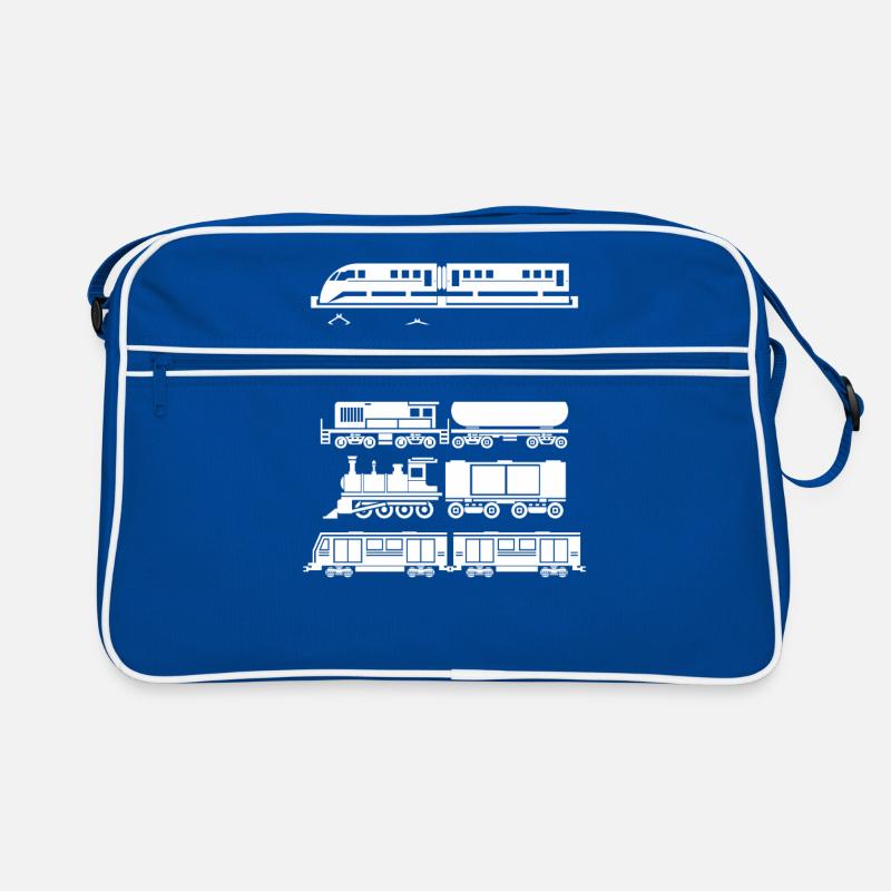 Train trains model railway railway gift Retro Bag
