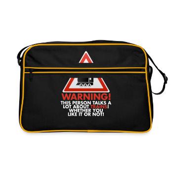 train - Sac Retro - noir/or - Devant