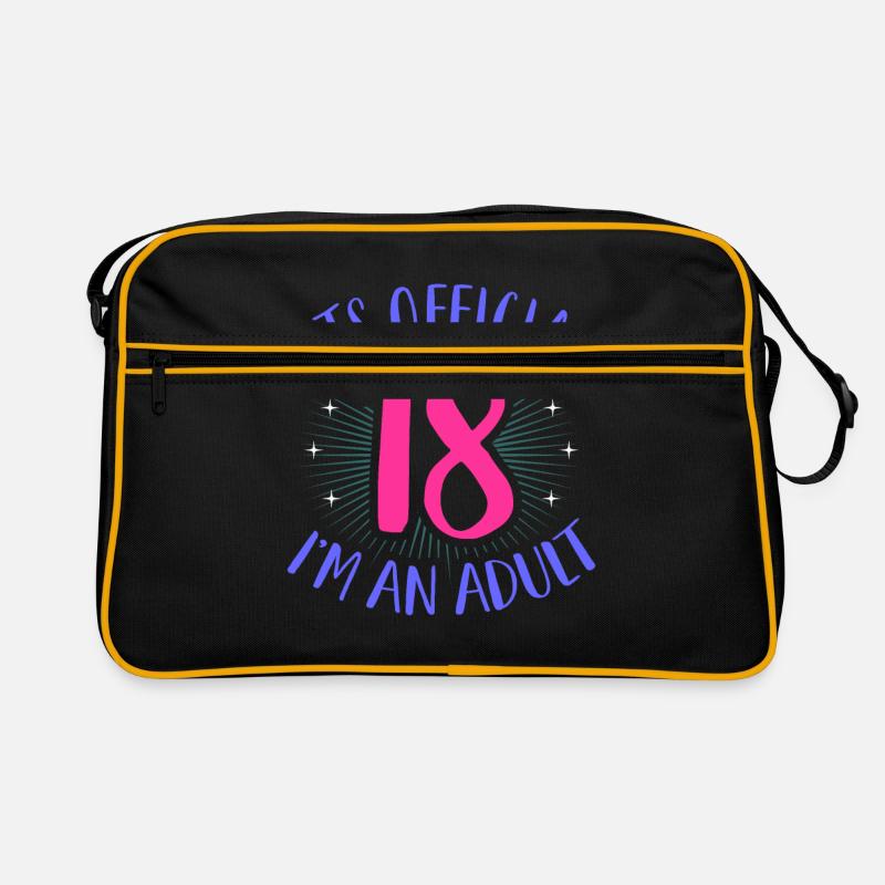18. Geburtstag Retro Tasche