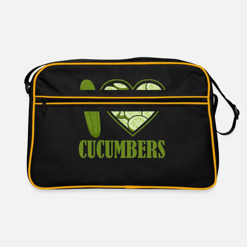 Cucumber Green Vegetable Gift Retro Bag