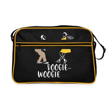 Boogie woogie - Retro Bag - black/gold - Front