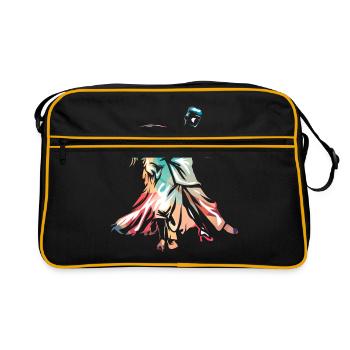 Foxtrot dance - Retro Bag - black/gold - Front