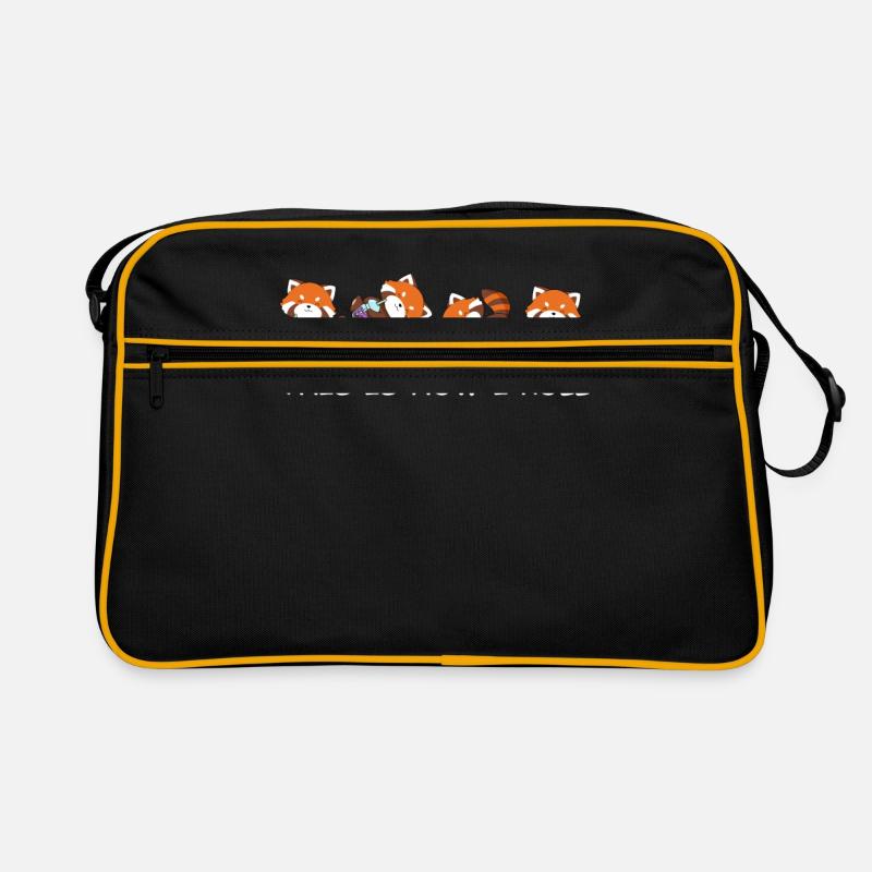 Bubble Tea Red Panda Gift C'est comme ça que je roule Sac Retro
