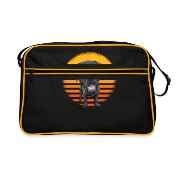 Labrador - Retro Bag - black/gold - Front