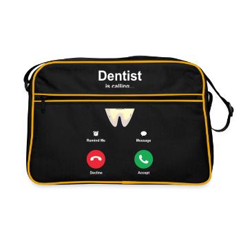 dentist - Retro Bag - black/gold - Front