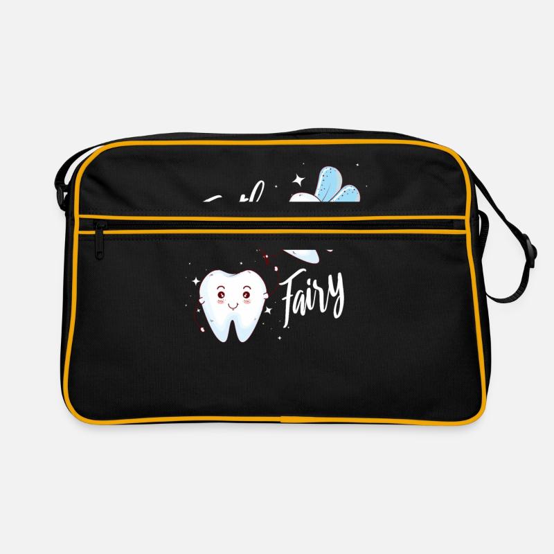 dentiste - Sac Retro - noir/or