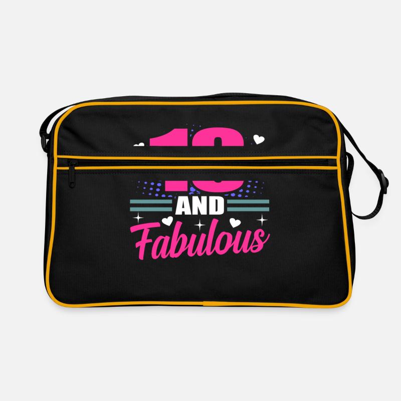 18. Geburtstag Retro Tasche