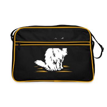 Chat Ragdoll - Sac Retro - noir/or - Devant