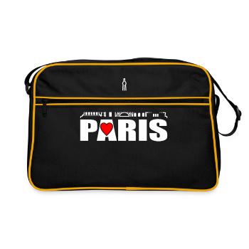 Paris - Sac Retro - noir/or - Devant