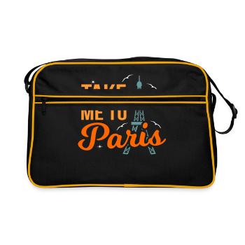 Paris - Sac Retro - noir/or - Devant