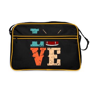 Tambours - Sac Retro - noir/or - Devant