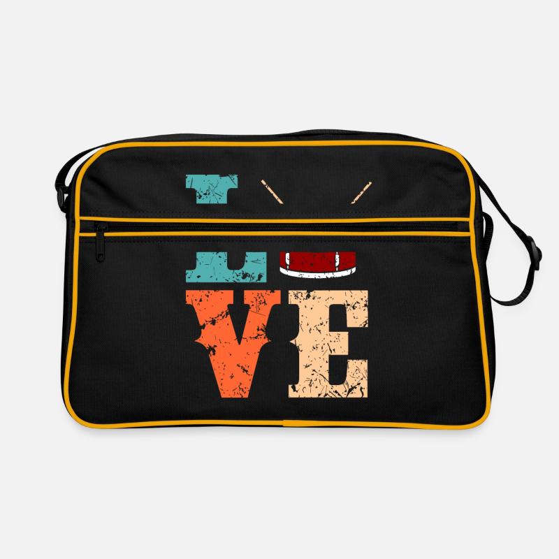 Drums - Retro Bag - black/gold