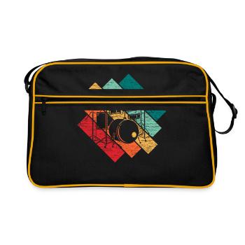 Tambours - Sac Retro - noir/or - Devant