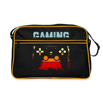 Computer gaming - Retro Bag - black/gold - Front