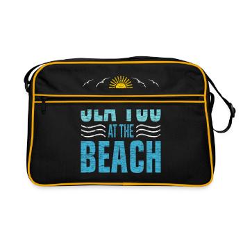 mer - Sac Retro - noir/or - Devant