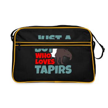 tapir - Sac Retro - noir/or - Devant