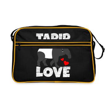 Tapir - Sac Retro - noir/or - Devant