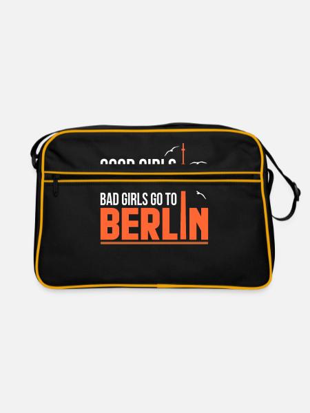 Berlin - Retro Bag - black/gold - Front