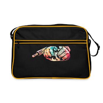 baker - Retro Bag - black/gold - Front