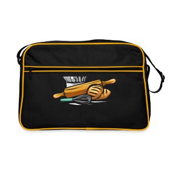baker - Retro Bag - black/gold - Front